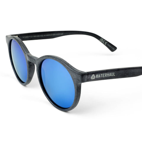 Waterhaul Sunglasses - Harlyn Slate Blue Mirror - Mineral Glass Sunglasses Waterhaul
