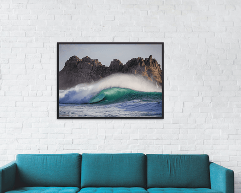 Surf Prints - Force of Nature Surf Print Longboarder Magazine   