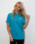 The Swirl - Unisex 10 Over Surf Premium T-Shirt - Atlantic Blue T-Shirt 10 Over Surf Shop   