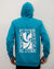 The Swirl Hoodie Unisex - 10 Over Surf - Atlantic Blue Hoodie 10 Over Surf Shop Extra Small  