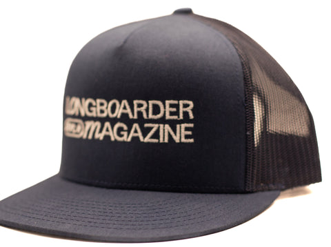 Longboarder Magazine Trucker Cap Cap Longboarder Magazine Dark Navy  