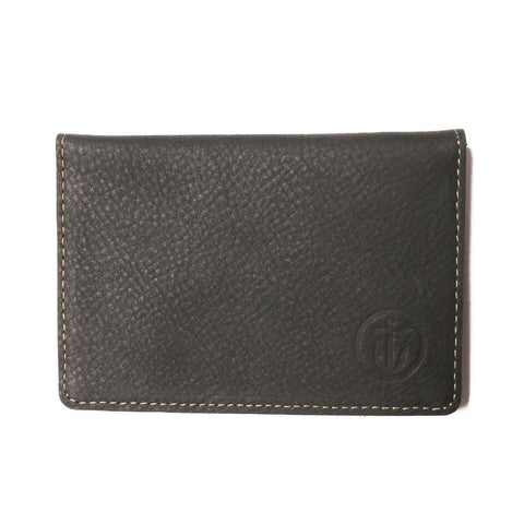 Momento Bifold Leather Wallet Wallet Captain Fin Co Black  