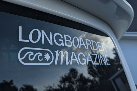 Longboarder Magazine Decal Stickers 10 Over Surf Shop   