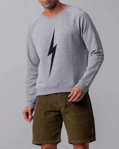 Forever Crew Sweatshirt - Lightning Bolt Surf Co Fleece Lightning Bolt   
