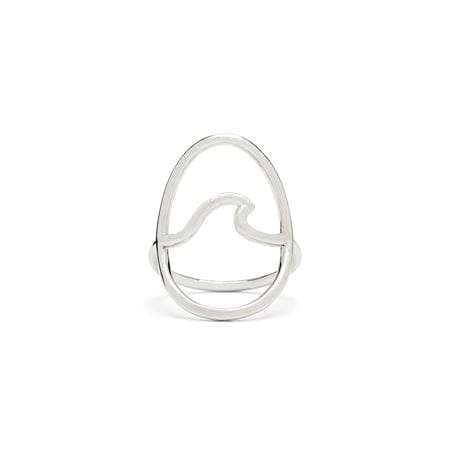 Pura Vida - Large Wave Ring Ring Pura Vida 7 Silver 