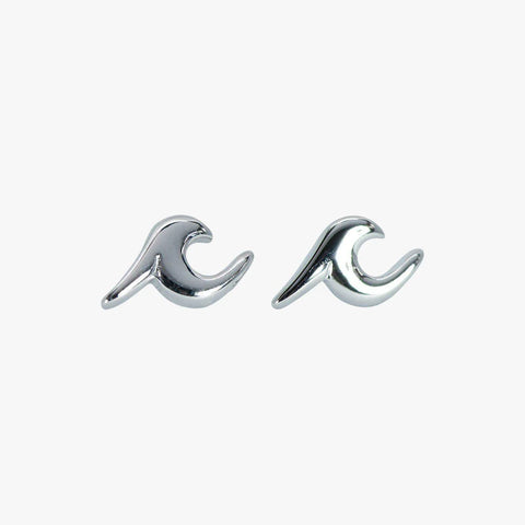 Pura Vida - Wave Stud Earring Earrings Pura Vida Silver  