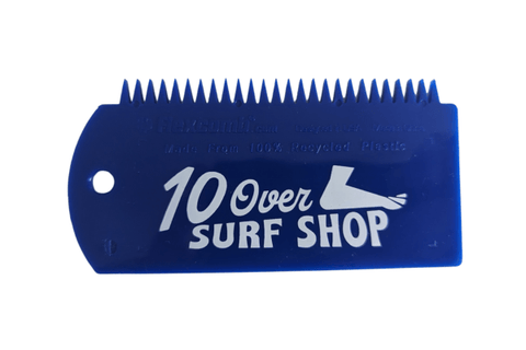 Wax Comb - Wax Remover - 10 Over Surf Shop Wax Comb 10 Over Surf Shop Blue  