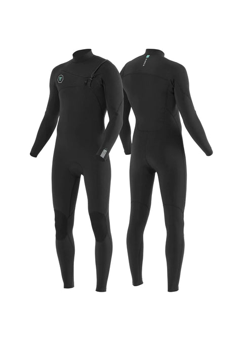Vissla Mens Wetsuit / 4/3mm Thick / Model: 7 Seas Chest Zip / Black Colour Wetsuits VISSLA   