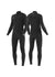 Vissla Mens Wetsuit / 4/3mm Thick / Model: 7 Seas Chest Zip / Black Colour Wetsuits VISSLA   