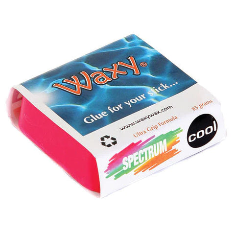 Waxy Wax - Surfboard Wax - Multiple Colours - Cold and Cool Options Surfboard Wax 10 Over Surf Shop  Fuxia COOL -14~19°c / 58~68°f 